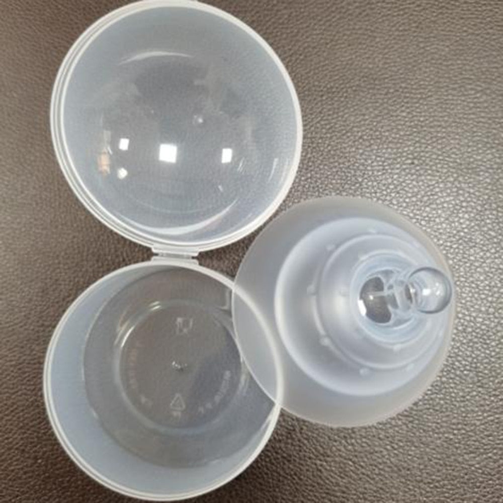 2pc Silica Gel Collection Cover Baby Feeding Breast Milk Collector